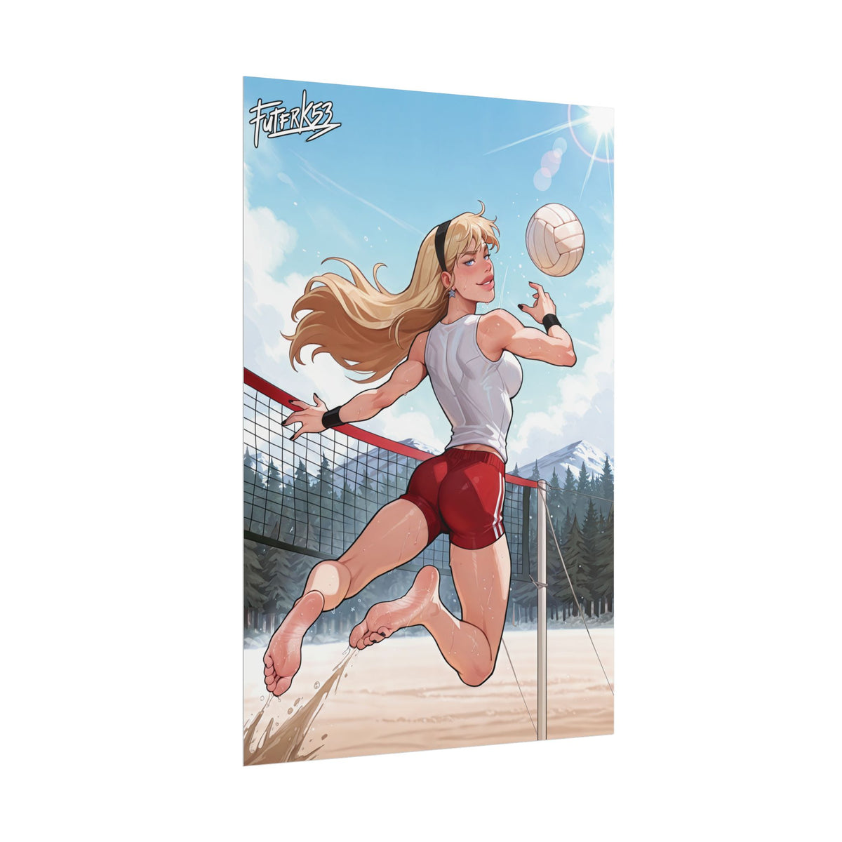 Summer Camp Feet 07, Wonder Girl V1 | Rolled Poster Art