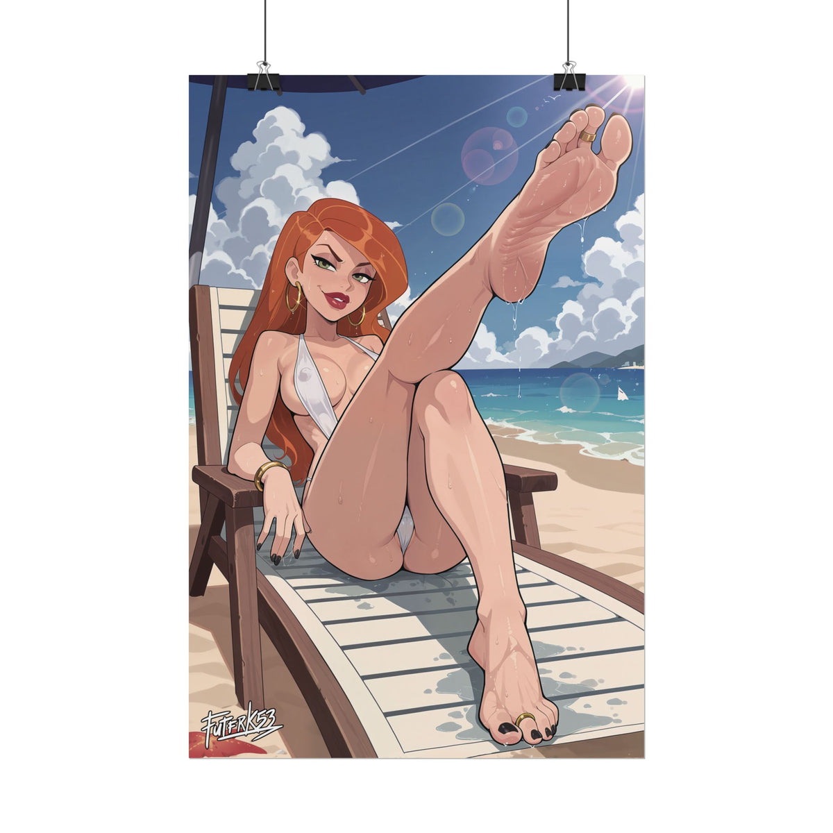 Swimsuit Babes Feet 01, Kim Possible | Rolled Poster Art