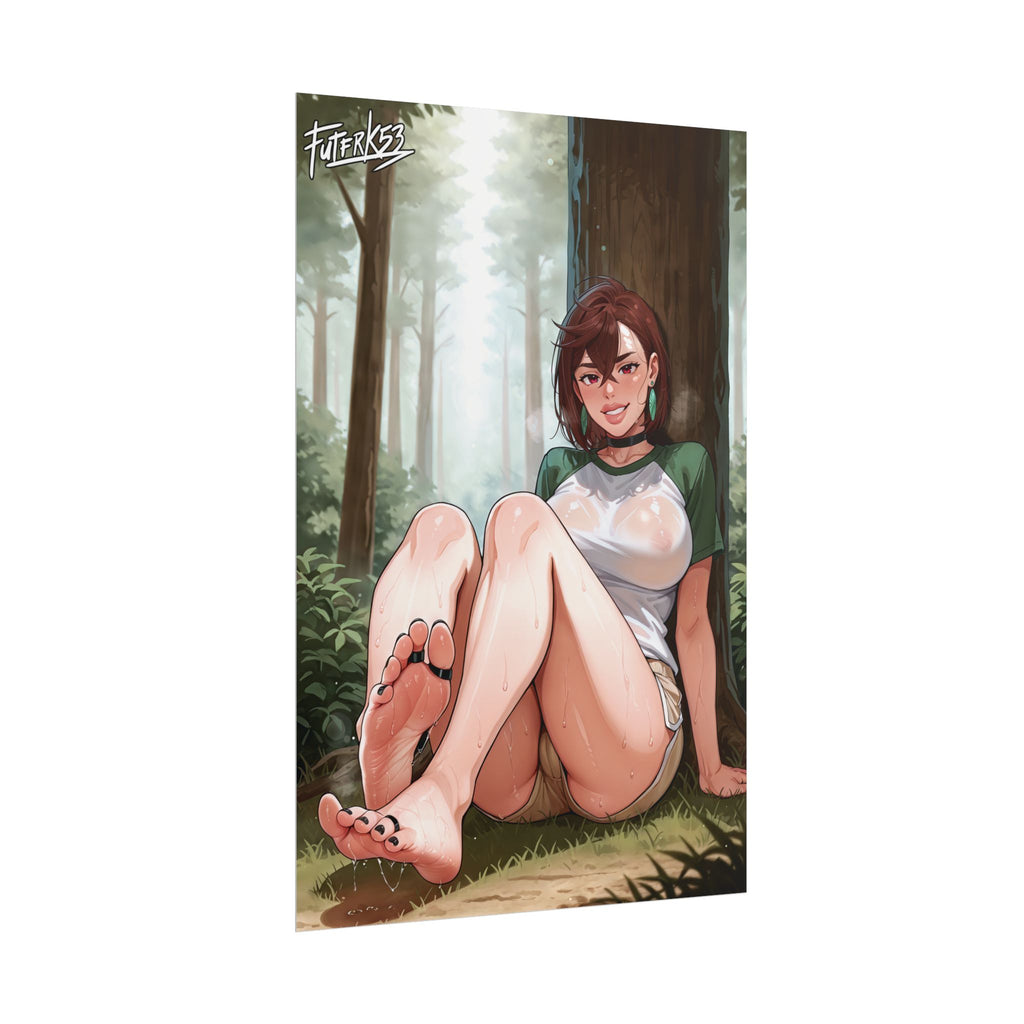 Summer Camp Feet 09, Momo Ayase V1 | Rolled Poster Art