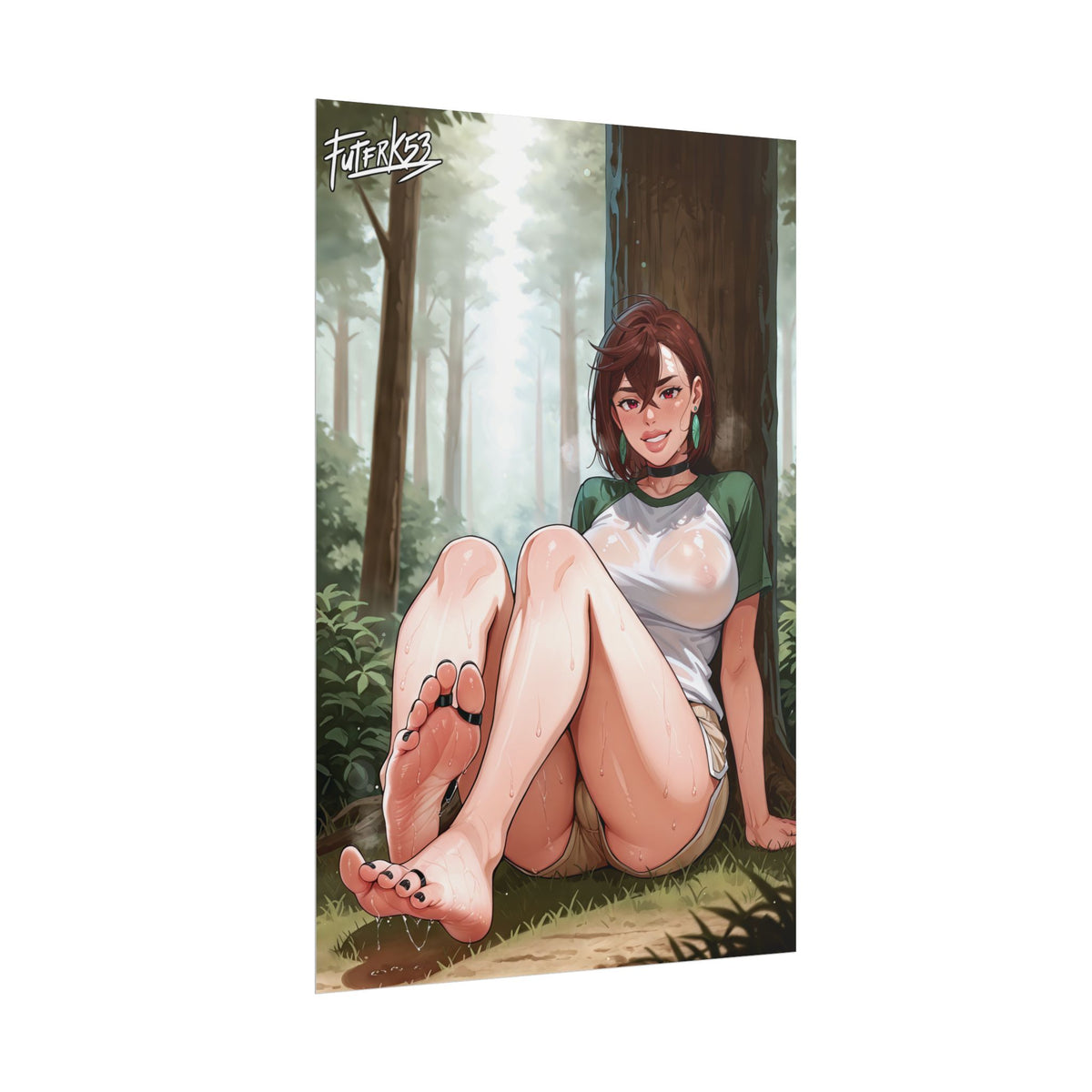 Summer Camp Feet 09, Momo Ayase V1 | Rolled Poster Art