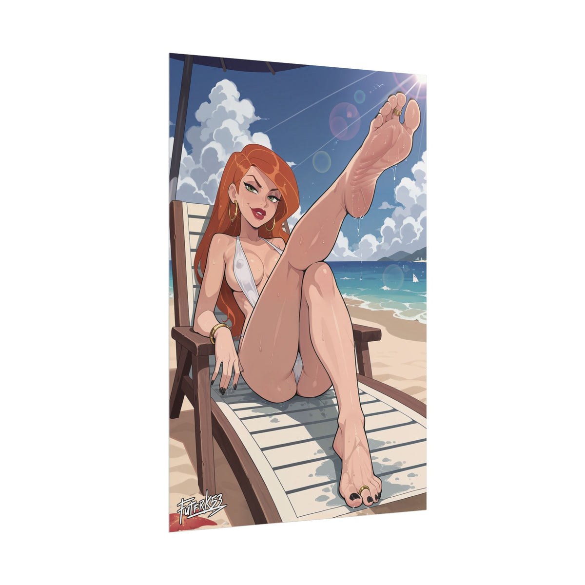 Swimsuit Babes Feet 01, Kim Possible | Rolled Poster Art