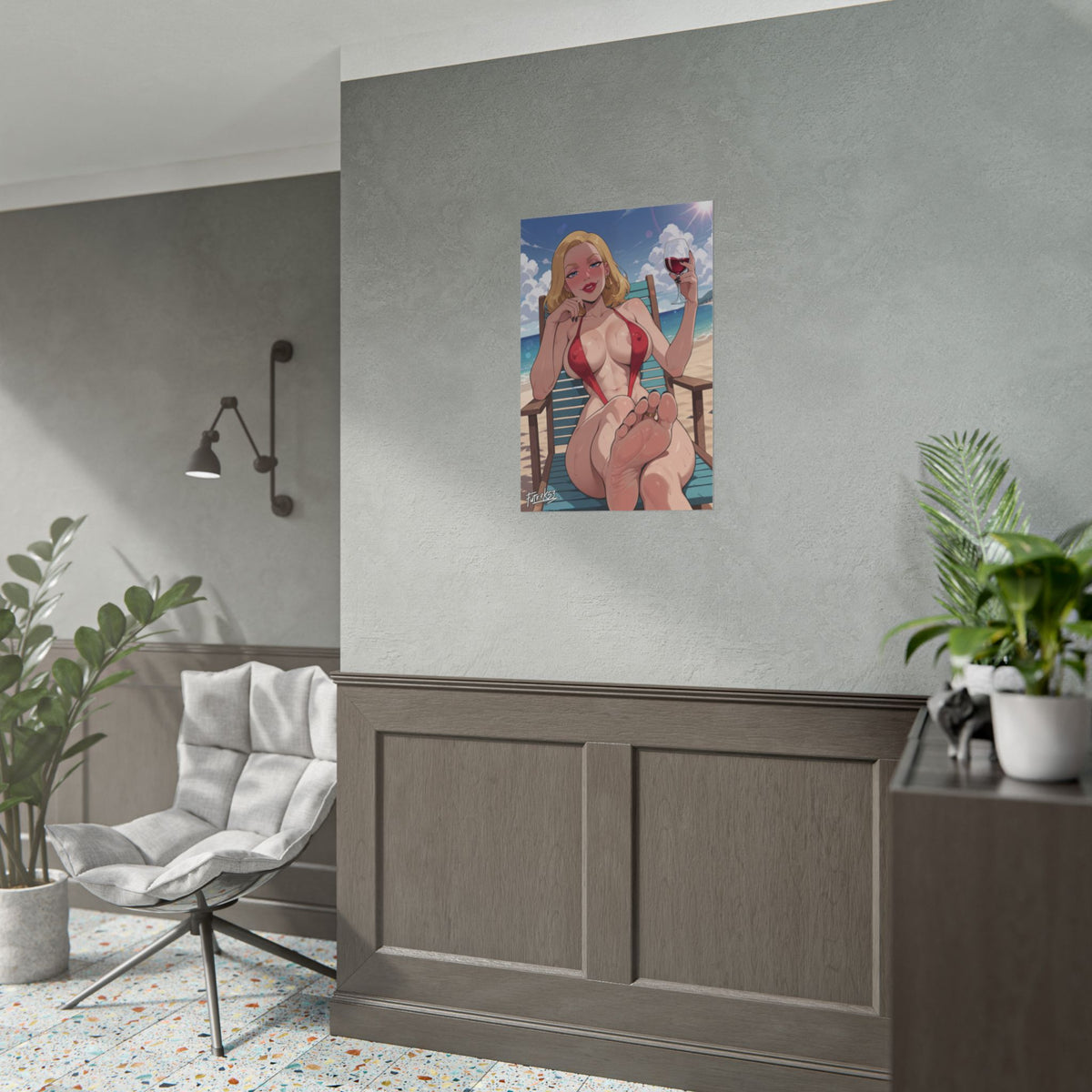 Swimsuit Babes Feet 02, Beth Smith | Rolled Poster Art