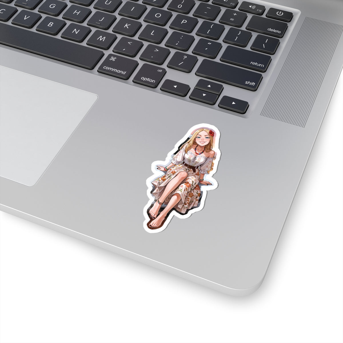 Hippie Girls Feet 05, Terra V1 | Kiss-Cut Sticker
