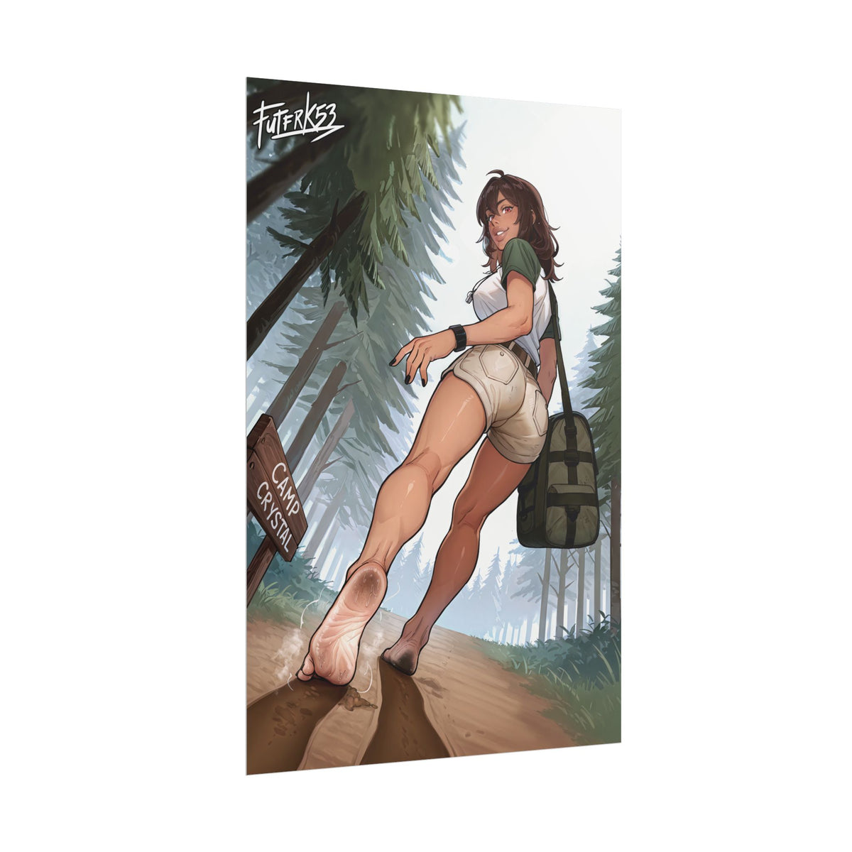 Summer Camp Feet 01, Ms. Marvel Kamala Khan V1 | Rolled Poster Art