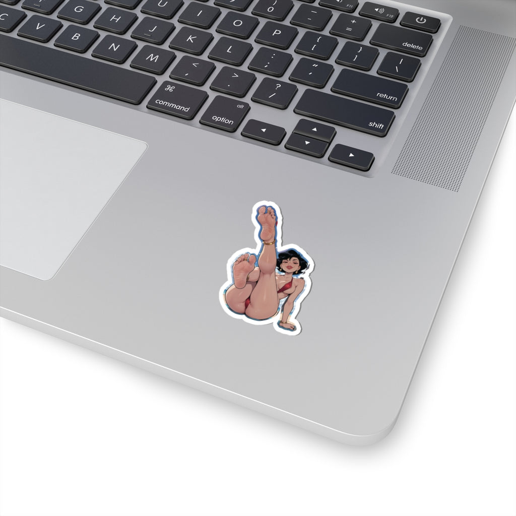 Swimsuit Babes Feet 10, Susan Long | Kiss-Cut Sticker
