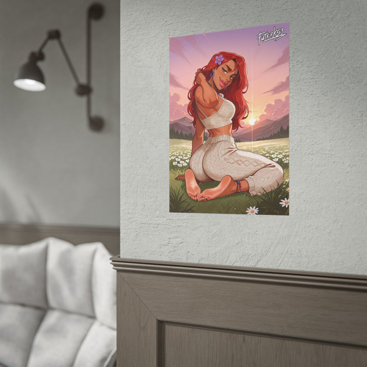 Hippie Girls Feet 10, Roxanne Rover (Human) V1 | Rolled Poster Art