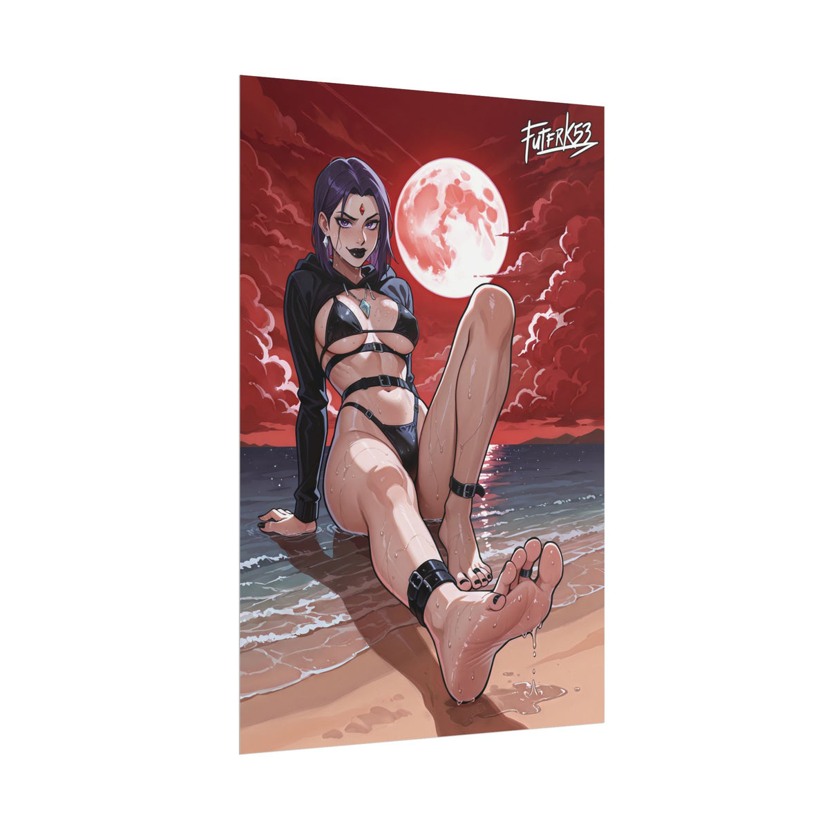 Witching Summer Feet 04, Raven V1 | Rolled Poster Art