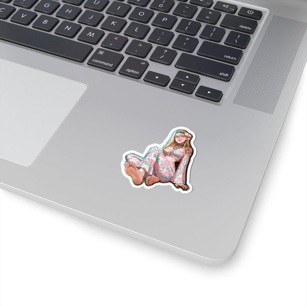 Hippie Girls Feet 08, Honey Lemon V1 | Kiss-Cut Sticker