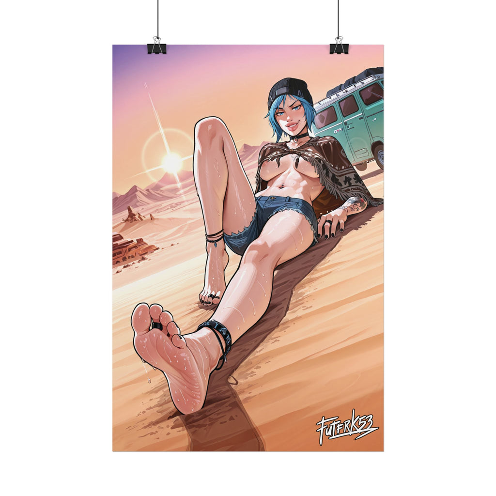 Hippie Girls Feet 07, Chloe V1 | Rolled Poster Art
