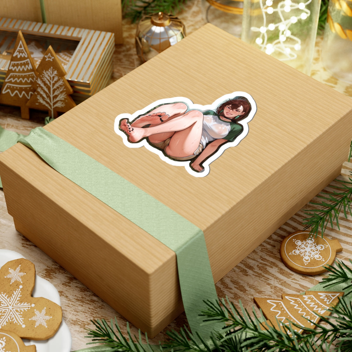 Summer Camp Feet 09, Momo Ayase V1 | Kiss-Cut Sticker