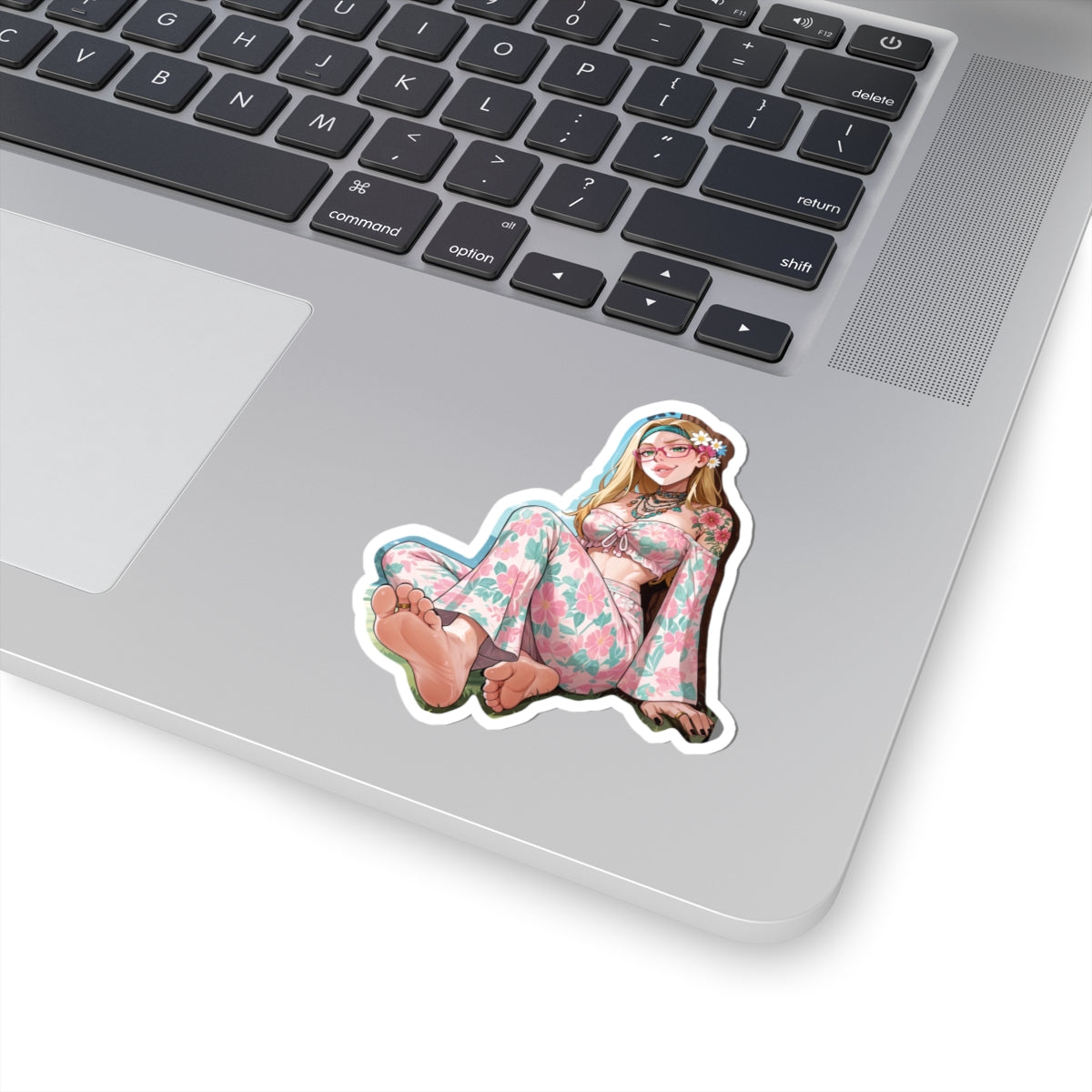 Hippie Girls Feet 08, Honey Lemon V1 | Kiss-Cut Sticker