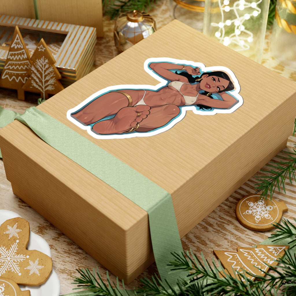 Swimsuit Babes Feet 09, Penny Proud | Kiss-Cut Sticker