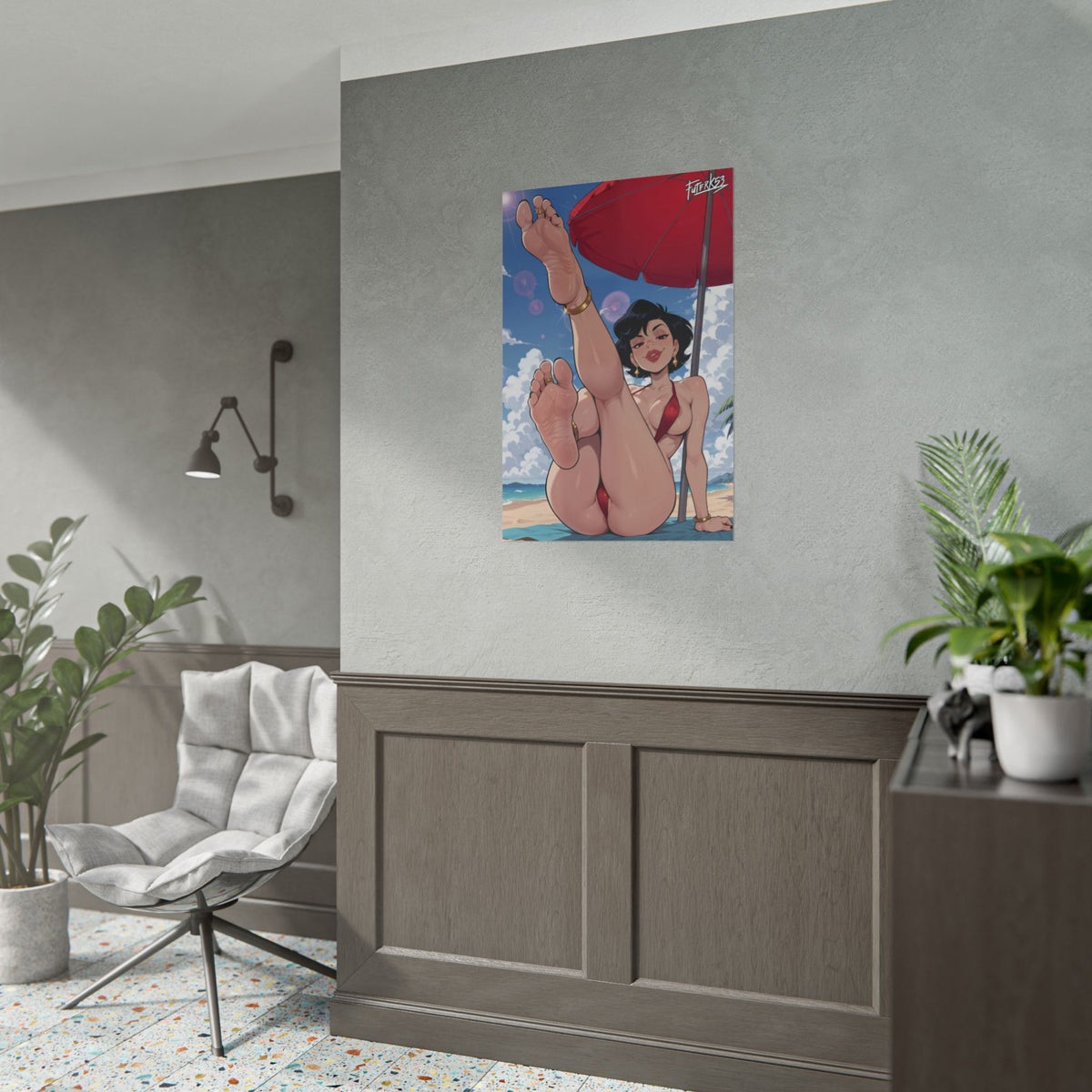 Swimsuit Babes Feet 10, Susan Long | Rolled Poster Art
