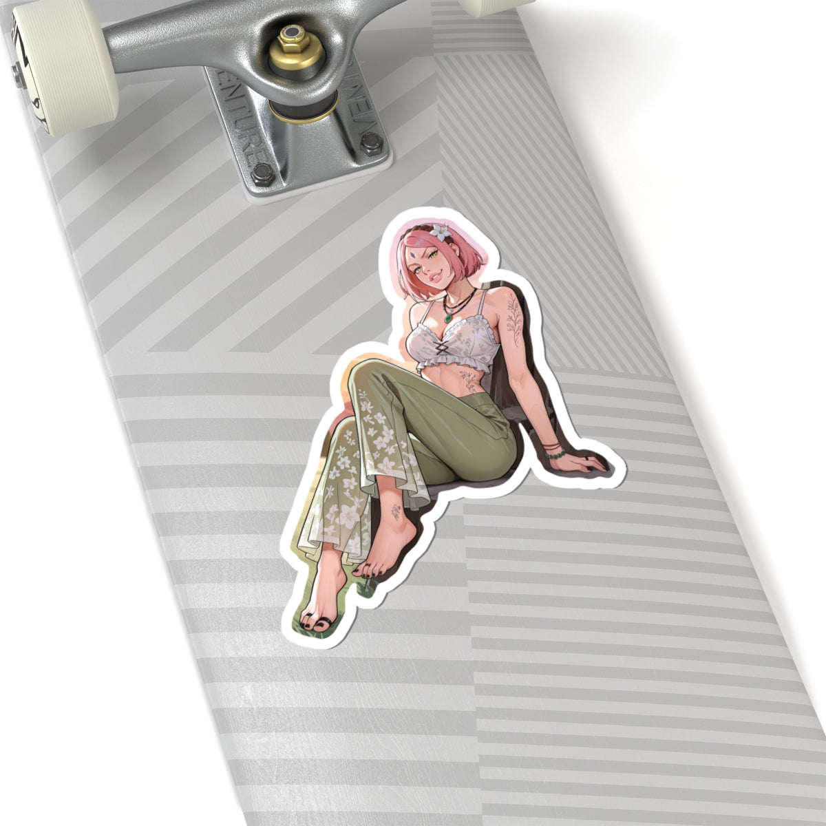 Hippie Girls Feet 06, Sakura V1 | Kiss-Cut Sticker