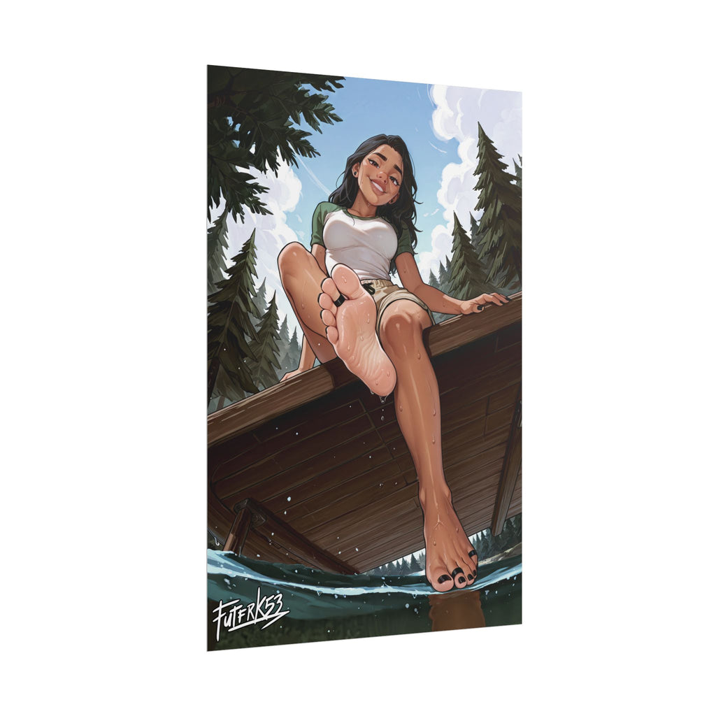 Summer Camp Feet 10, Moana V1 | Rolled Poster Art