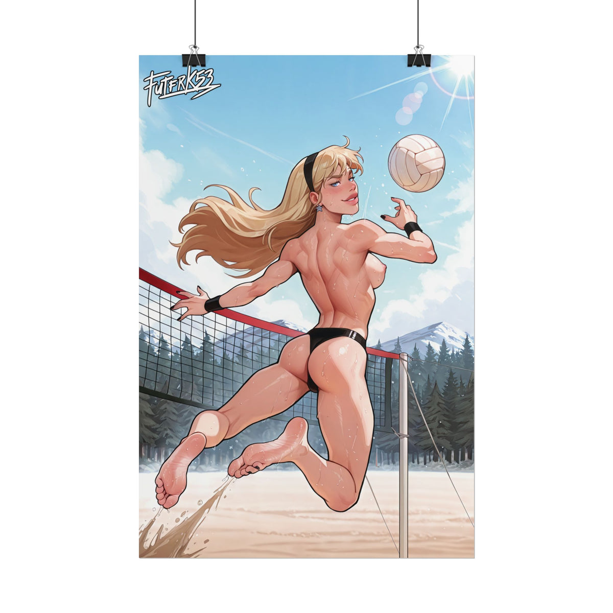 Summer Camp Feet 07, Wonder Girl V2 | Rolled Poster Art