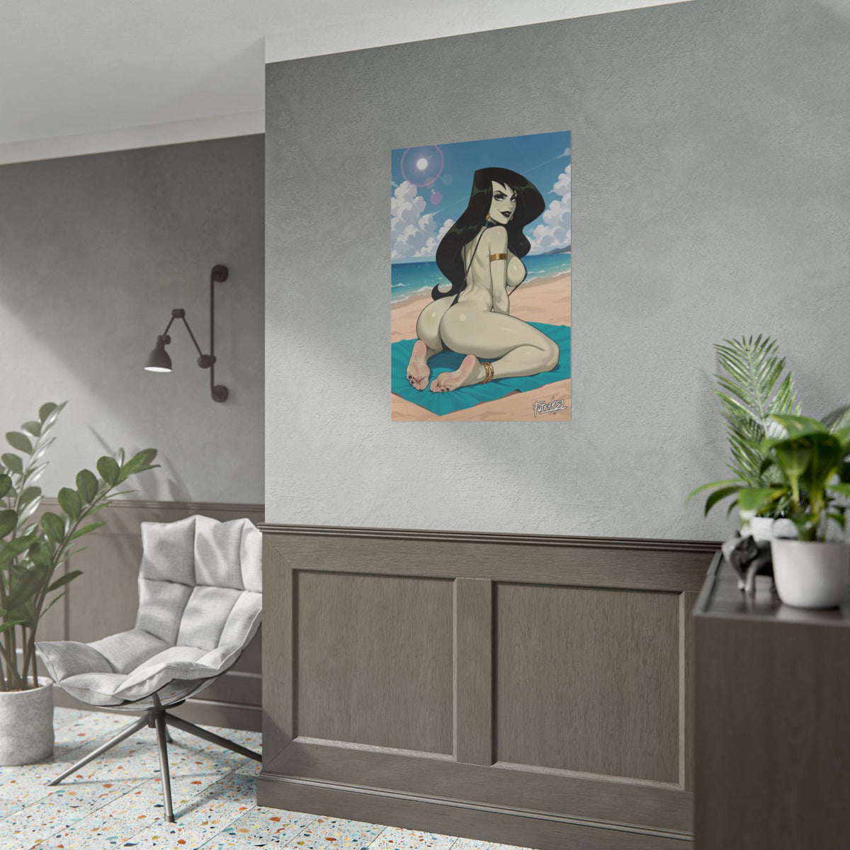 Swimsuit Babes Feet 07, Shego | Rolled Poster Art