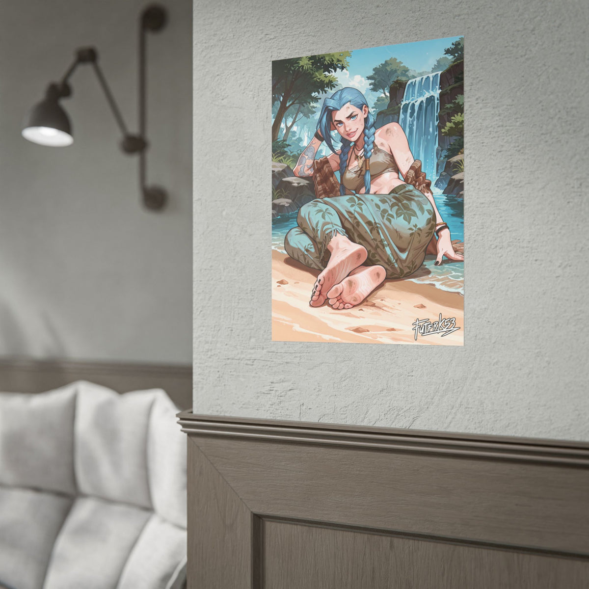 Hippie Girls Feet 09, Jinx V1 | Rolled Poster Art