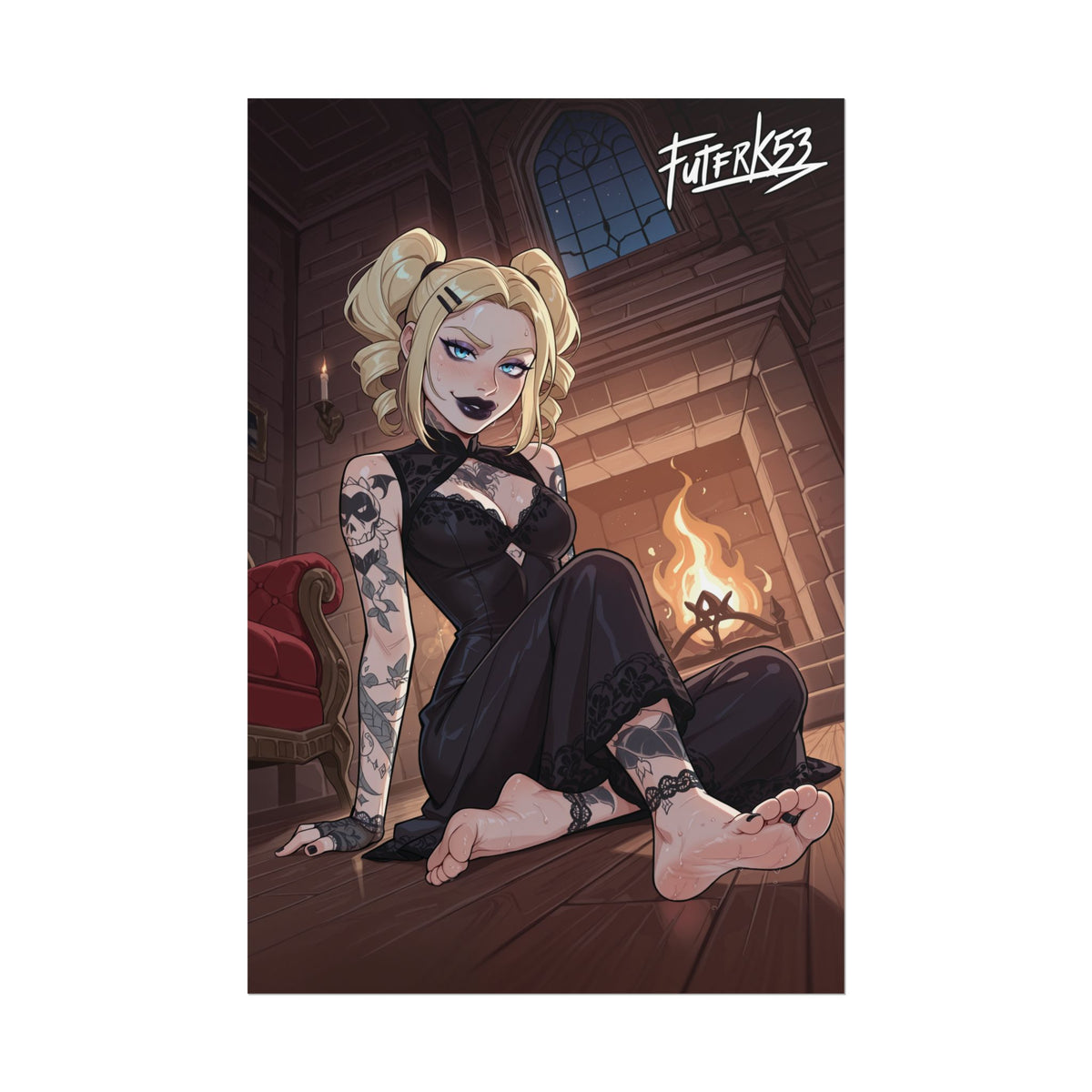Powerpuff Witching Hour 01 Bubbles | Rolled Poster Art