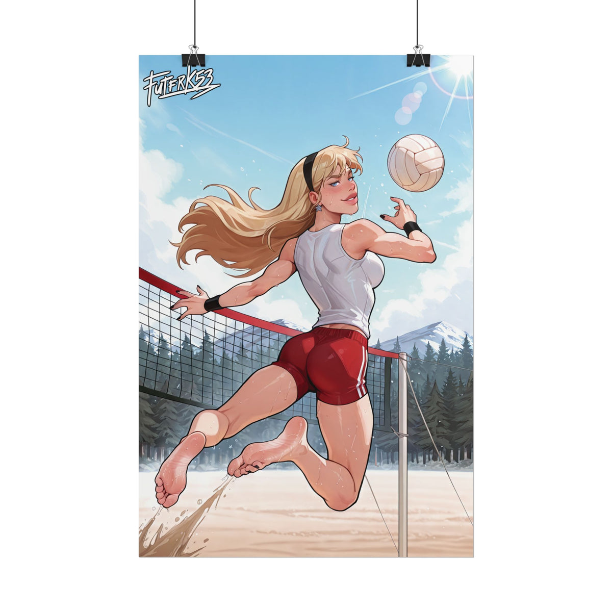 Summer Camp Feet 07, Wonder Girl V1 | Rolled Poster Art