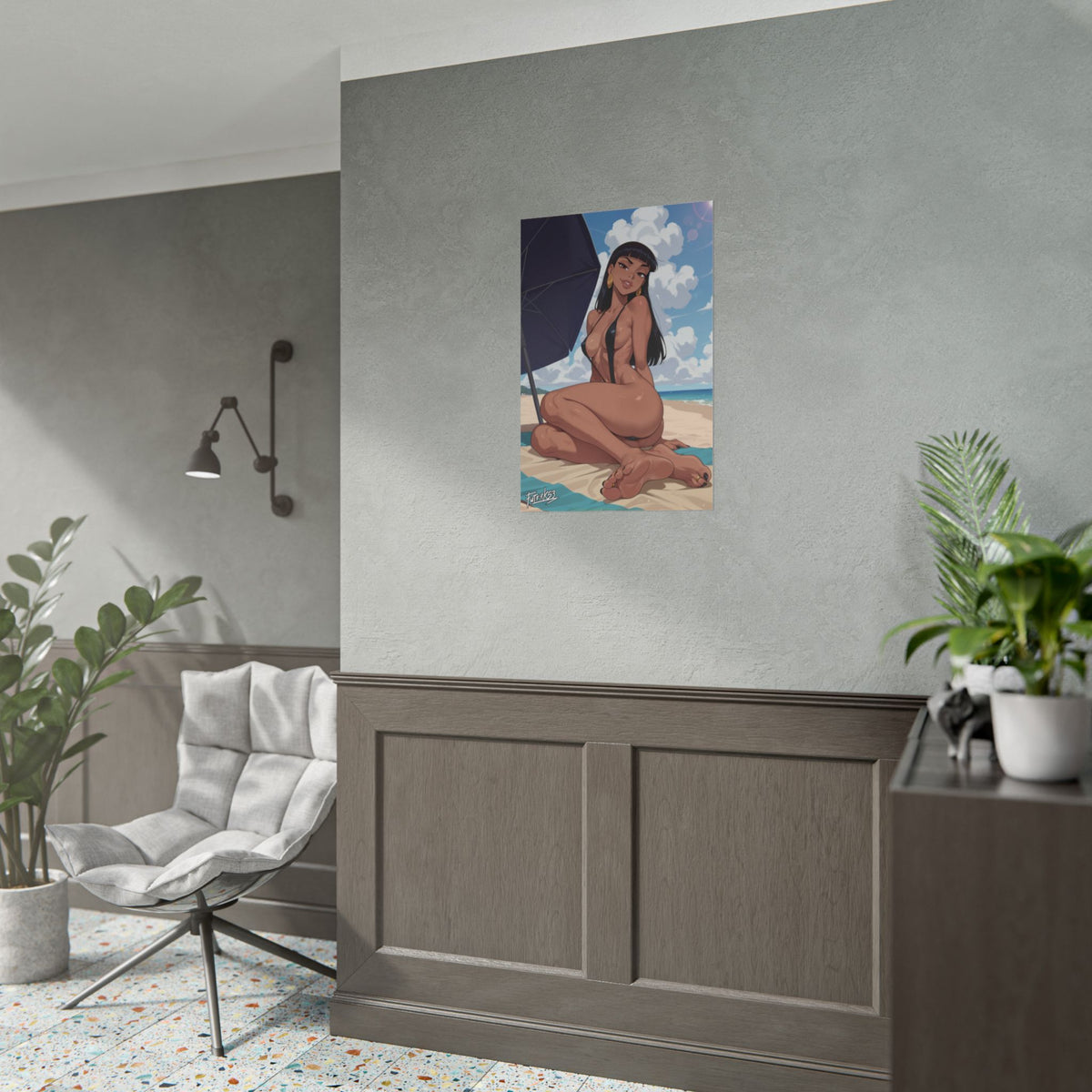 Swimsuit Babes Feet 03, Malina | Rolled Poster Art
