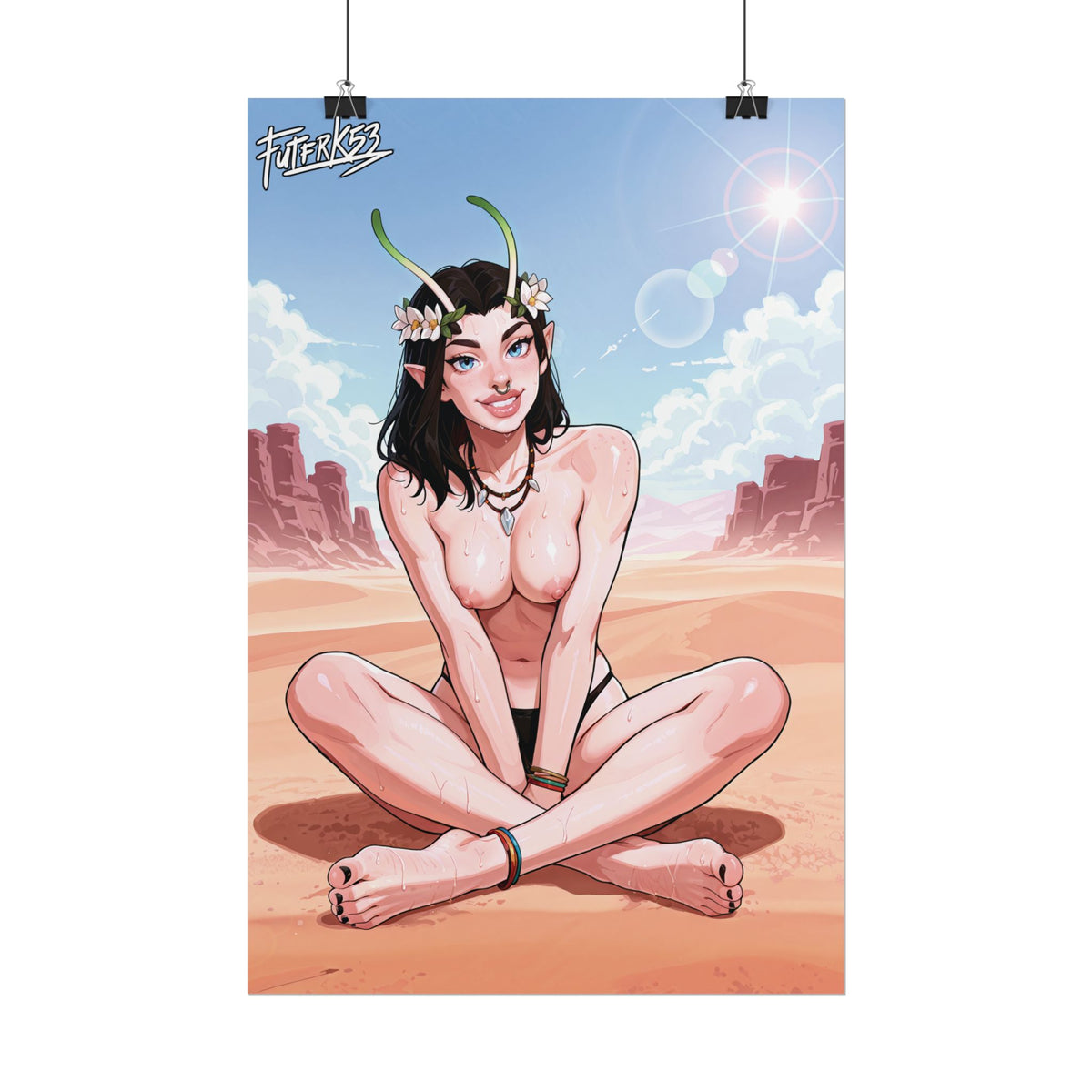 Hippie Girls Feet 01, Mantis V2 | Rolled Poster Art