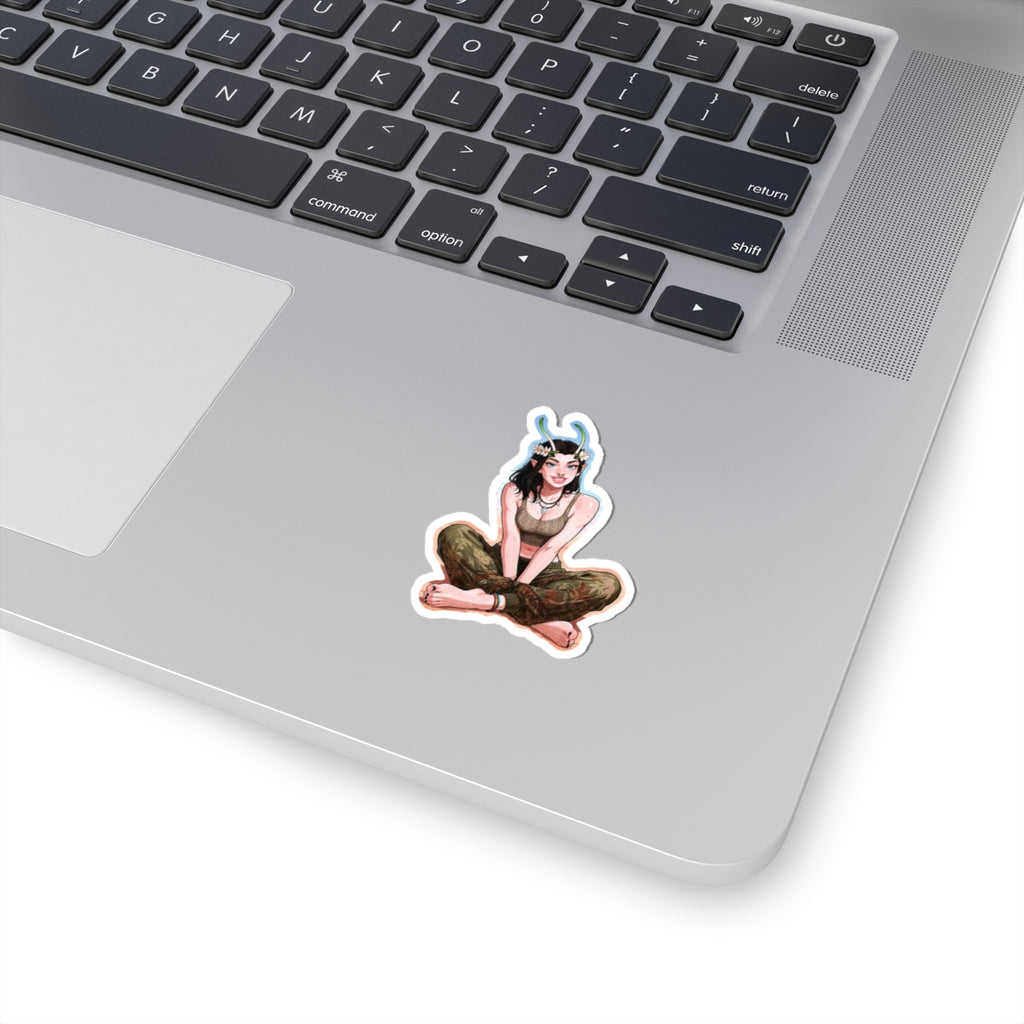 Hippie Girls Feet 01, Mantis V1 | Kiss-Cut Sticker