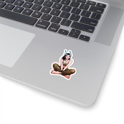 Hippie Girls Feet 01, Mantis V1 | Kiss-Cut Sticker