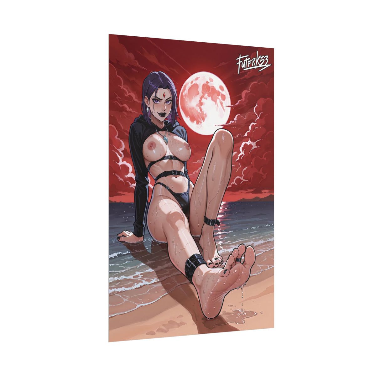 Witching Summer Feet 04, Raven V2 | Rolled Poster Art