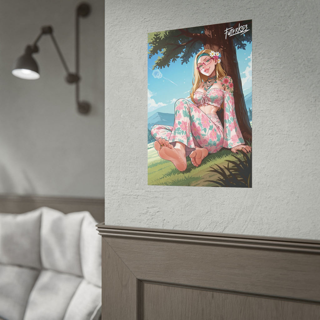 Hippie Girls Feet 08, Honey Lemon V1 | Rolled Poster Art