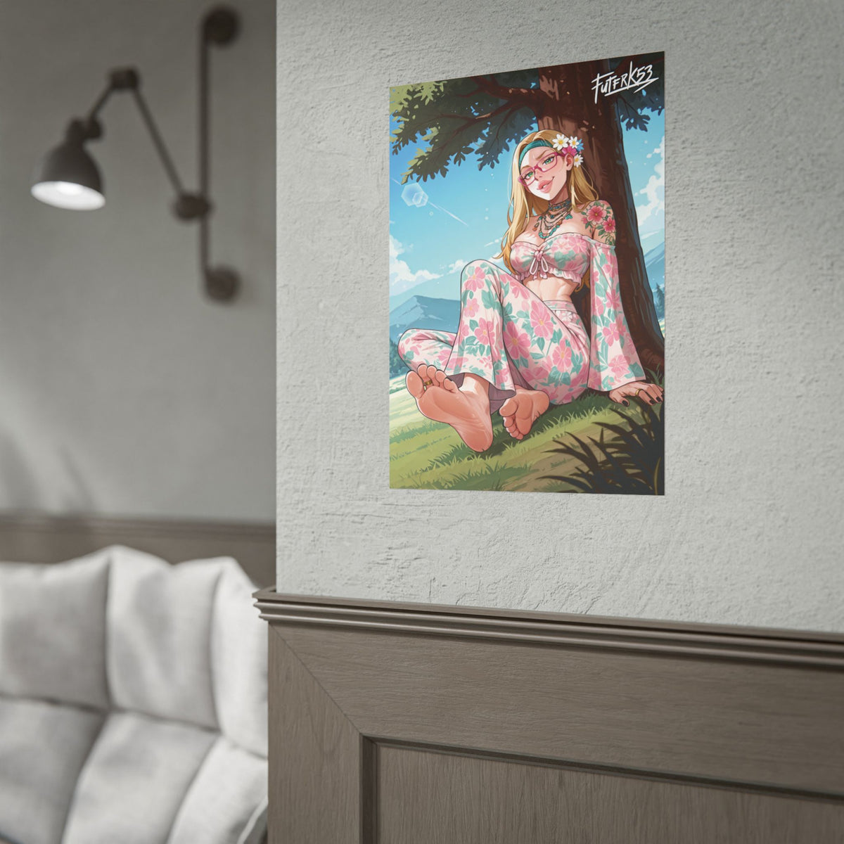 Hippie Girls Feet 08, Honey Lemon V1 | Rolled Poster Art