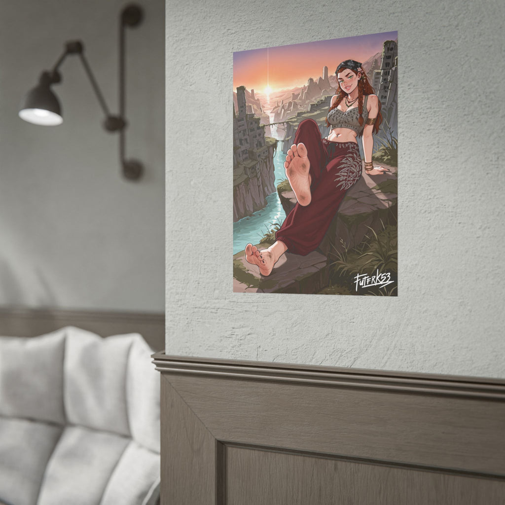 Hippie Girls Feet 02, Aloy V1 | Rolled Poster Art