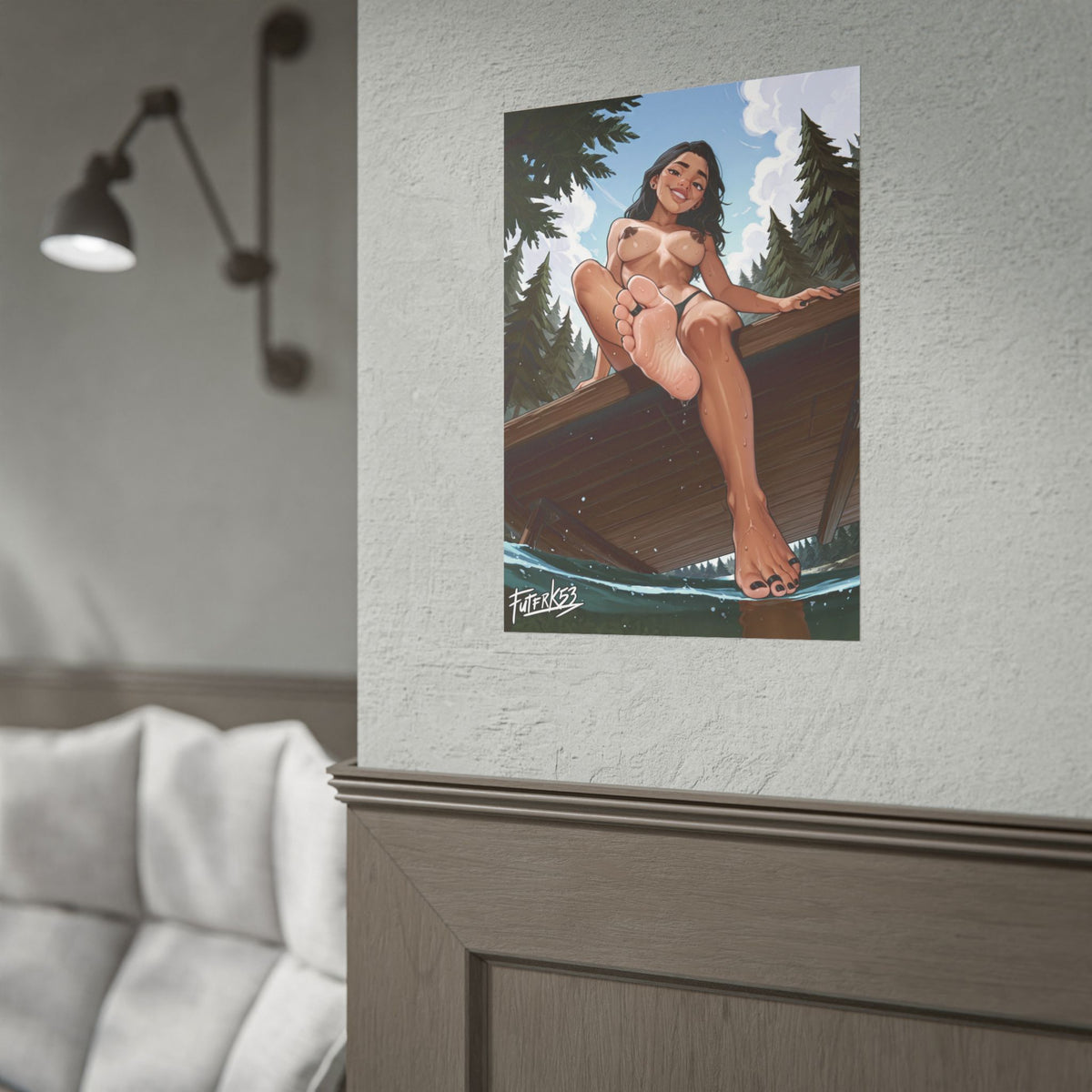 Summer Camp Feet 10, Moana V2 | Rolled Poster Art