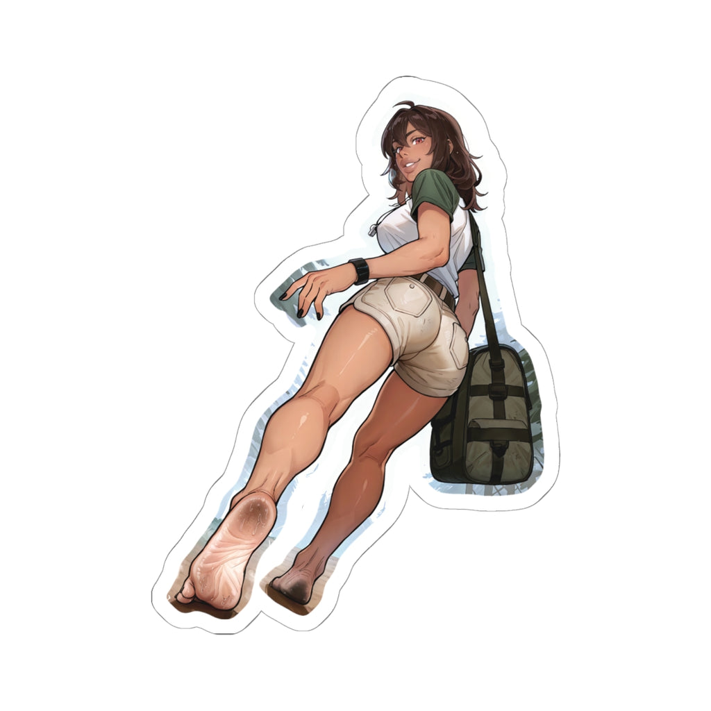 Summer Camp Feet 01, Ms. Marvel Kamala Khan V1 | Kiss-Cut Sticker