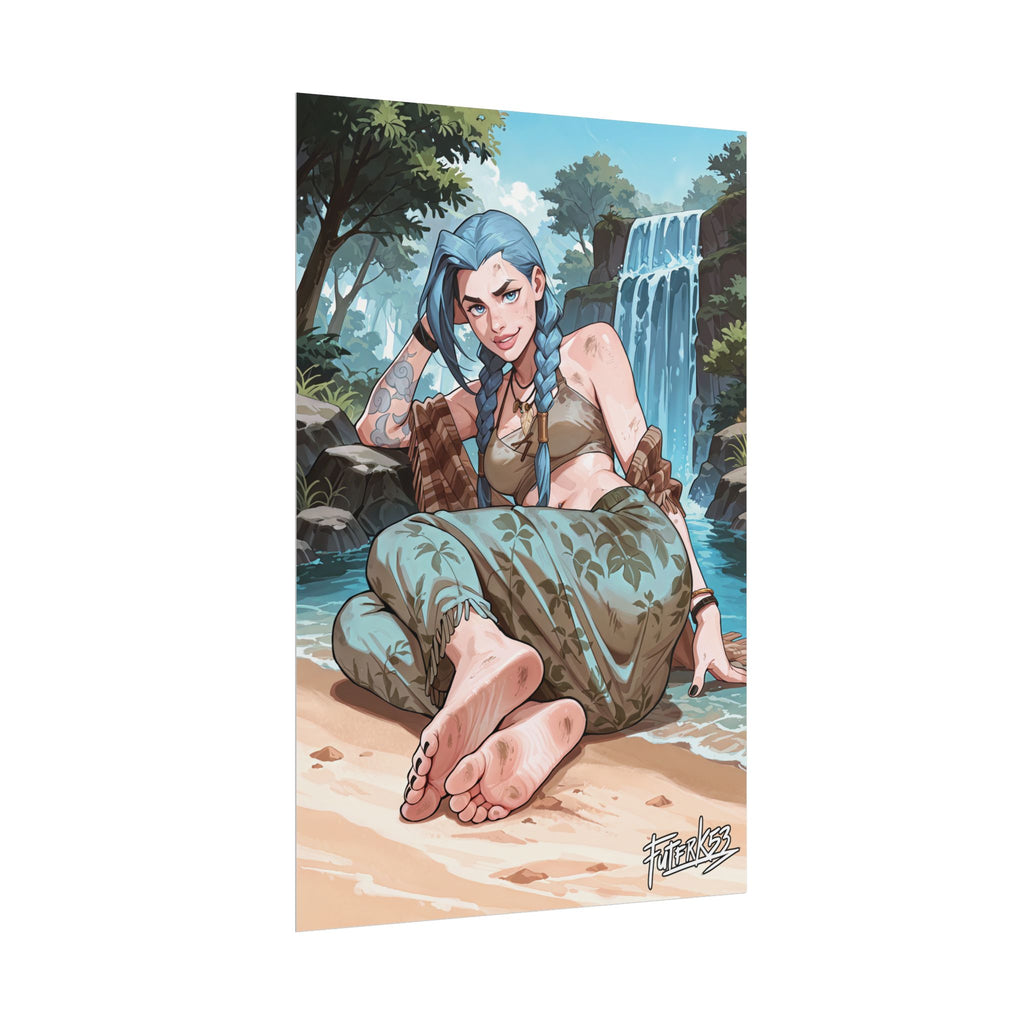 Hippie Girls Feet 09, Jinx V1 | Rolled Poster Art