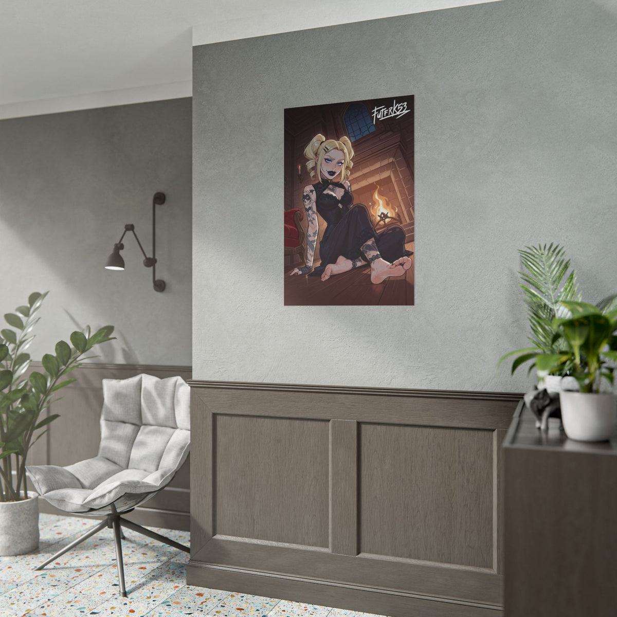 Powerpuff Witching Hour 01 Bubbles | Rolled Poster Art