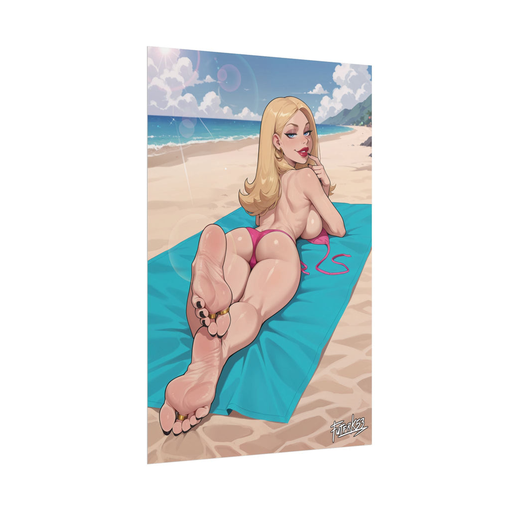 Swimsuit Babes Feet 06, Francine Smith | Rolled Poster Art