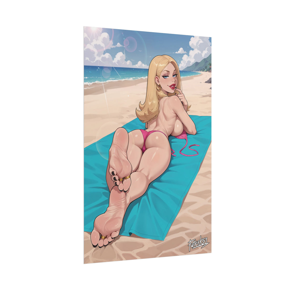 Swimsuit Babes Feet 06, Francine Smith | Rolled Poster Art