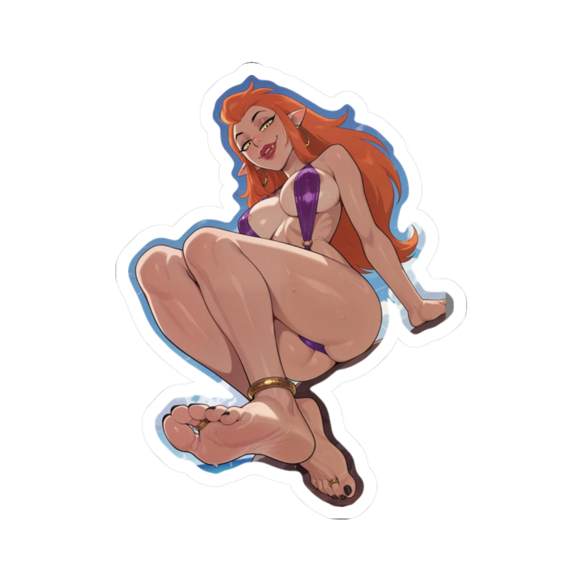 Swimsuit Babes Feet 07, Eda Clawthorne | Kiss-Cut Sticker