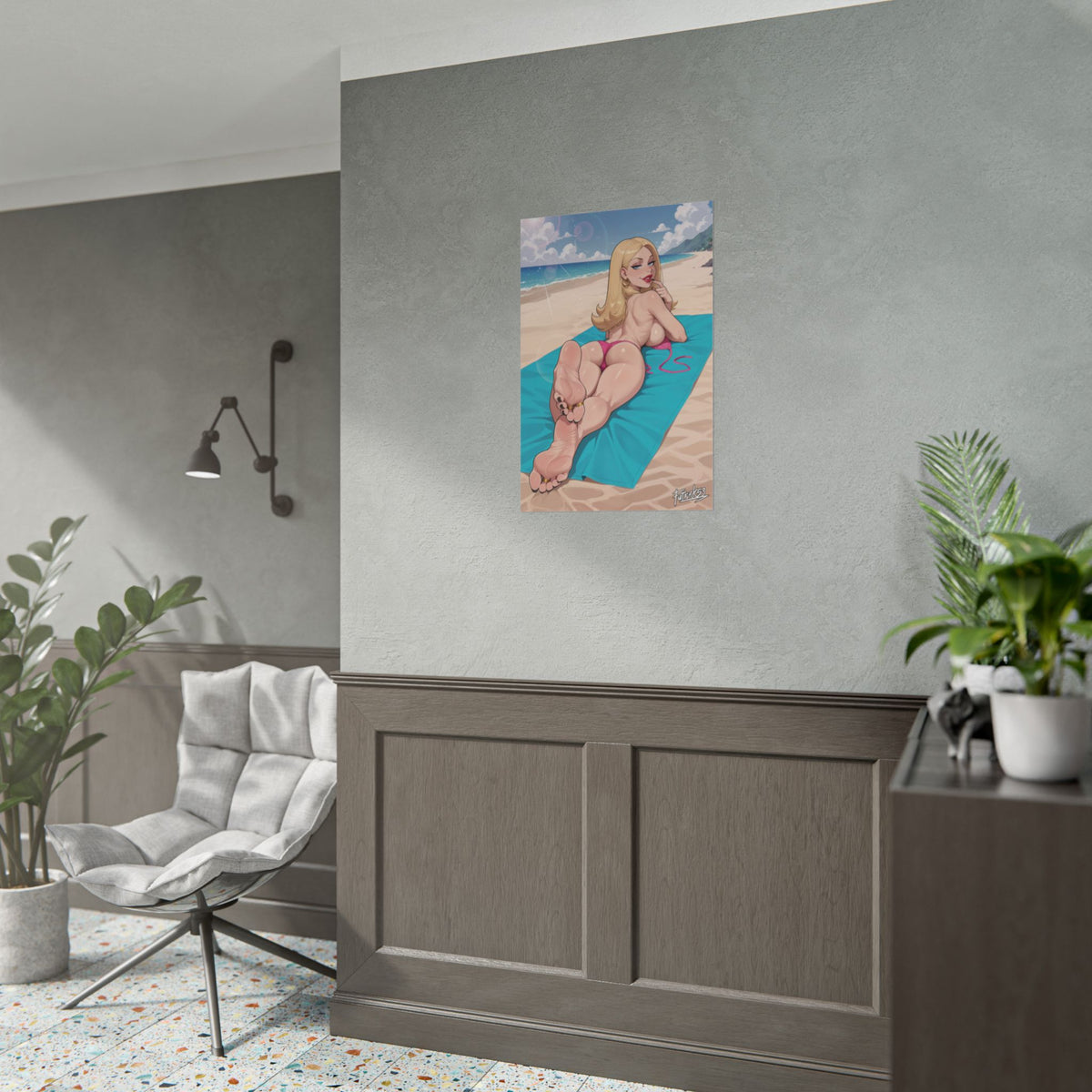 Swimsuit Babes Feet 06, Francine Smith | Rolled Poster Art