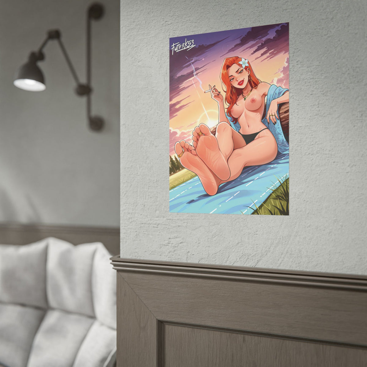 Hippie Girls Feet 03, Daphne (HBO Velma) V2 | Rolled Poster Art
