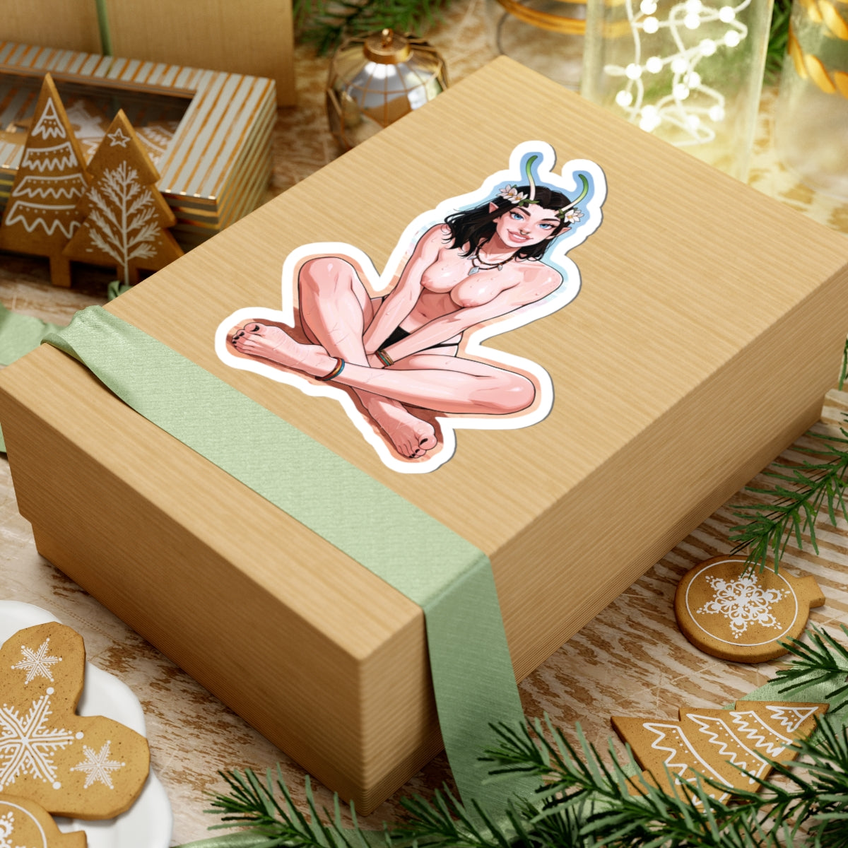 Hippie Girls Feet 01, Mantis V2 | Kiss-Cut Sticker