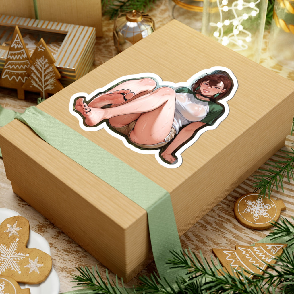 Summer Camp Feet 09, Momo Ayase V1 | Kiss-Cut Sticker